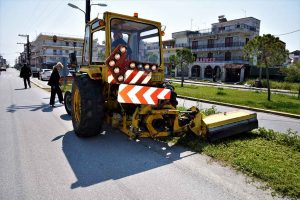 Π.Ε. Πιερίας | Εργασίες αποψίλωσης χόρτων
