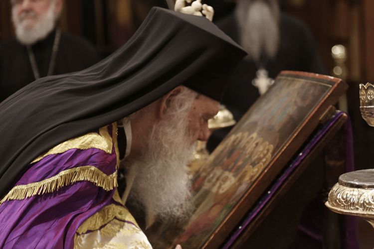 Με κορονοϊό στον Ευαγγελισμό ο Αρχιεπίσκοπος Ιερώνυμος