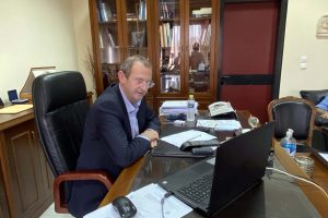 Χατζηχριστοδούλου | Συμμετοχή σε τηλεδιάσκεψη με Γεωργιάδη