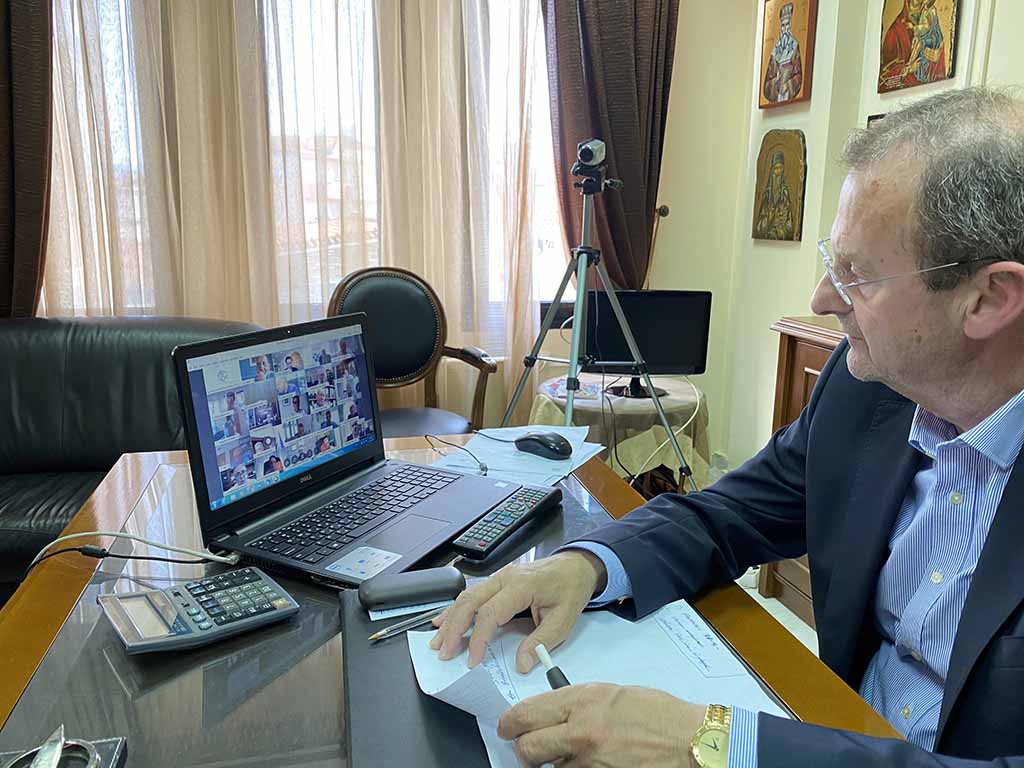 Χατζηχριστοδούλου | Συμμετοχή σε τηλεδιάσκεψη με Γεωργιάδη