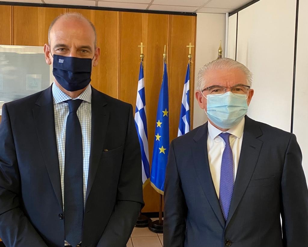 Χαλαζική προστασία για τις καλλιέργειες του Δήμου Δίου Ολύμπου ζήτησε ο Φ.Μπαραλιάκος από τον πρόεδρο του ΕΛΓΑ Α.Λυκουρέντζο