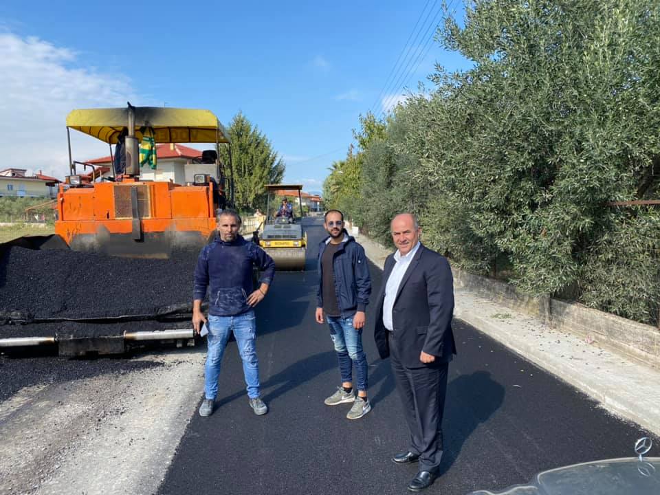 Ασφαλτοστρώσεις στη Δ.Ε. Δίου