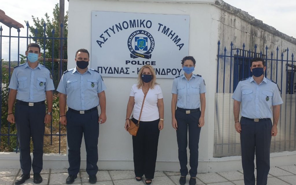 Μάνη | Επισκέψεις στα Αστυνομικά Τμήματα Δίου-Ολύμπου και Πύδνας-Κολινδρού
