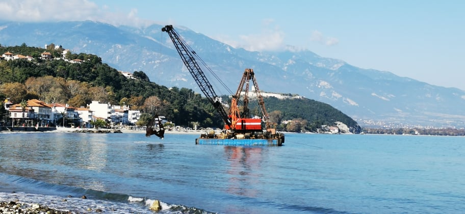 Δίου-Ολύμπου | Δημόπουλος: Επιτέλους ξανά αμμουδιά στον Πλαταμώνα - Ξεκίνησε το έργο "Προστασία των Ακτών από τη Διάβρωση"