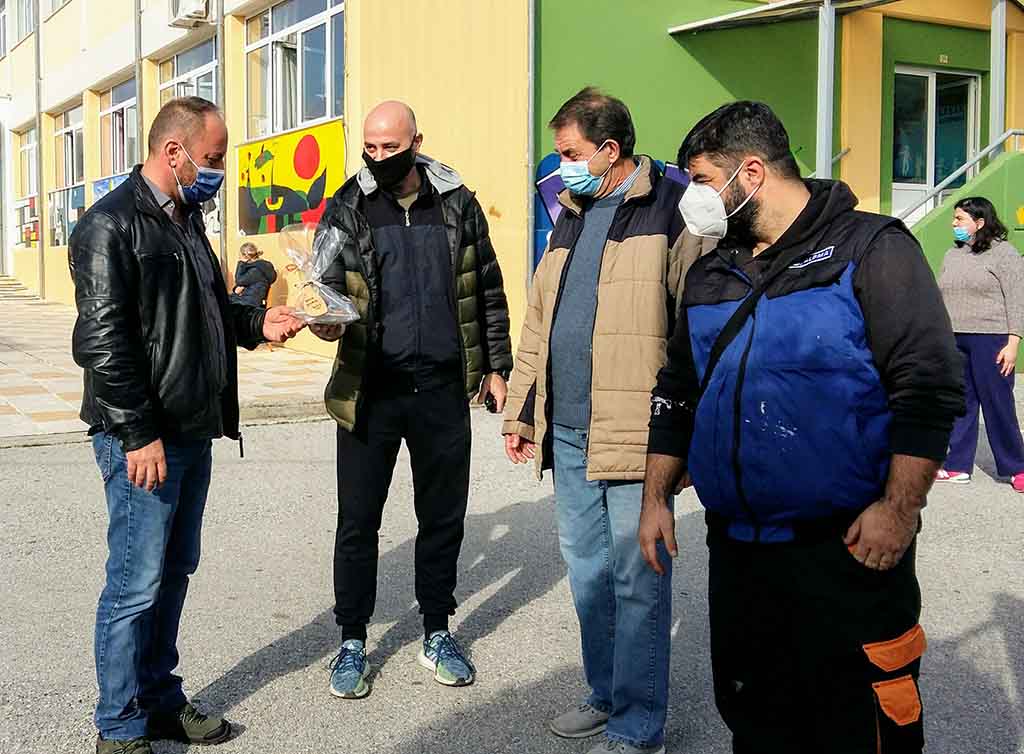Επίσκεψη του βουλευτή του ΚΚΕ Λεωνίδα Στολτίδη στην Πιερία