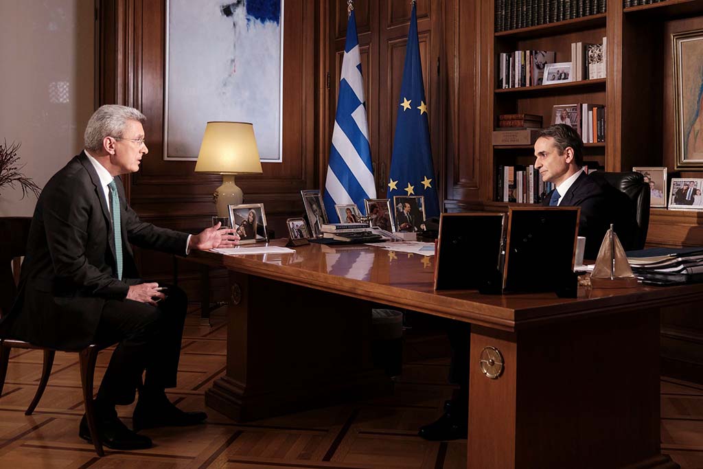 Συνέντευξη του Πρωθυπουργού Κ. Μητσοτάκη στον ANT1 και τον δημοσιογράφο Ν. Χατζηνικολάου