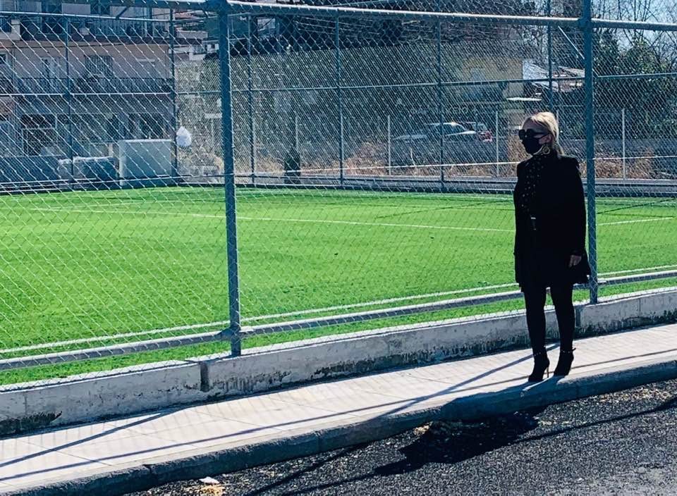 Αυτοψία Αντιπεριφερειάρχη Πιερίας στο έργο "Αθλητικές εγκαταστάσεις στο Κρατικό Κτήμα Κατερίνης" της Π.Ε. Πιερίας