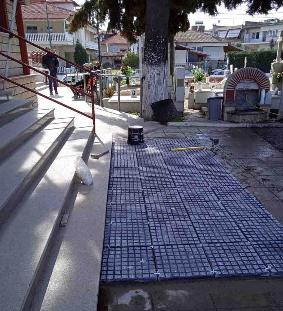 Δήμος Κατερίνης | Στην τελική ευθεία η ανάπλαση των υπαίθριων χώρων στο Α’ δημοτικό κοιμητήριο (Αγία Αικατερίνη)