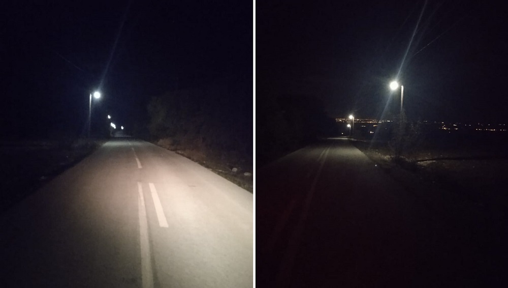 Ολοκληρώθηκε η 1η φάση της επέκτασης του δικτύου ηλεκτροφωτισμού στο δρόμο από Βροντού προς Αγία Τριάδα