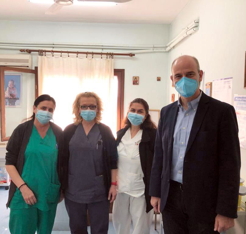 Επισκέψεις Μπαραλιάκου σε εμβολιαστικά κέντρα της Πιερίας