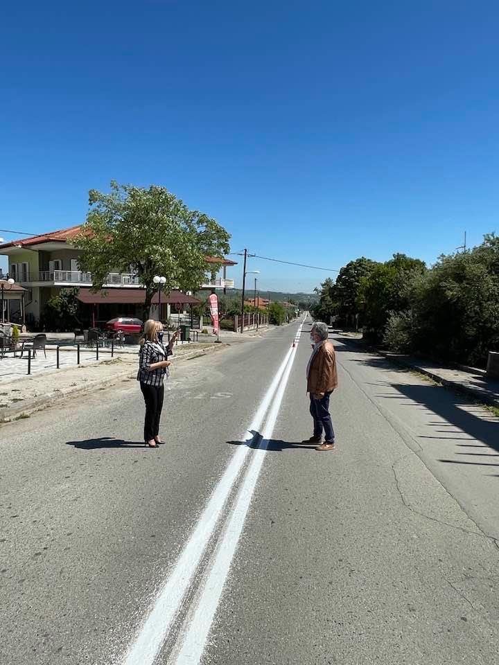 Παρεμβάσεις διαγράμμισης από την Περιφερειακή Ενότητα Πιερίας