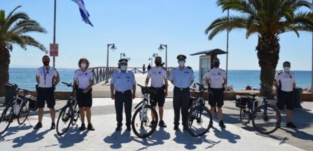 Στους δρόμους της Πιερίας οι αστυνομικοί με ποδήλατα