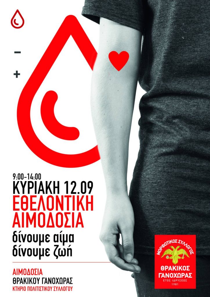 Εθελοντική Αιμοδοσία Θρακικού Γανόχωρας
