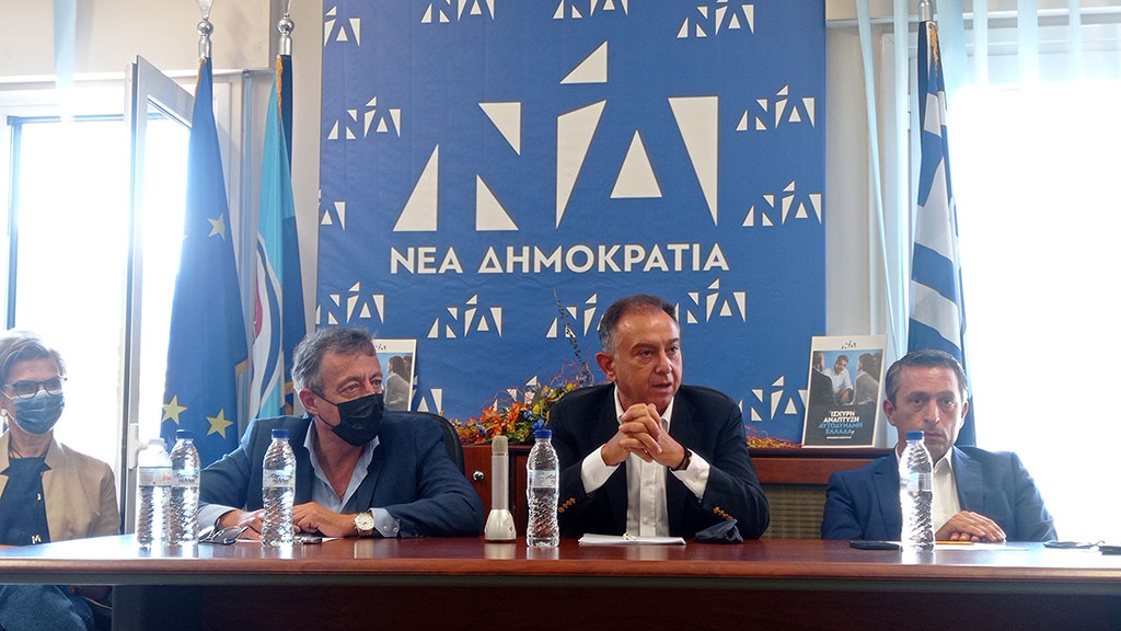 Ολοκληρώθηκε η επίσκεψη κλιμακίου της Ν.Δ. στην Κατερίνη (φωτ. & βίντεο)