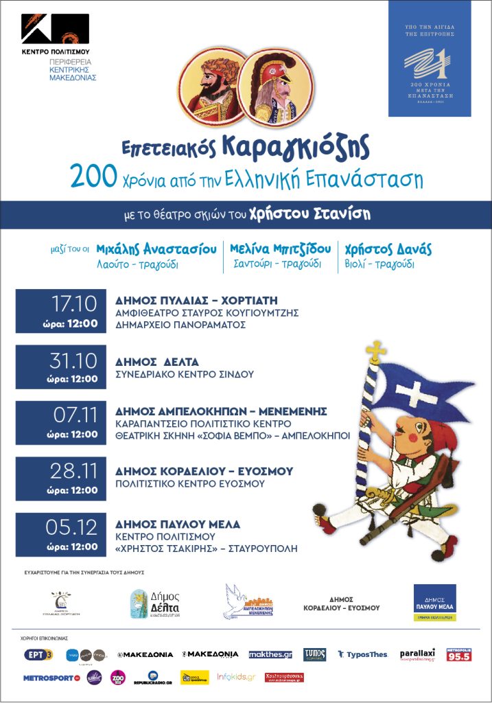 Κέντρο Πολιτισμού ΠΚΜ | Επετειακός Καραγκιόζης- 200 Χρόνια από την Ελληνική Επανάσταση 