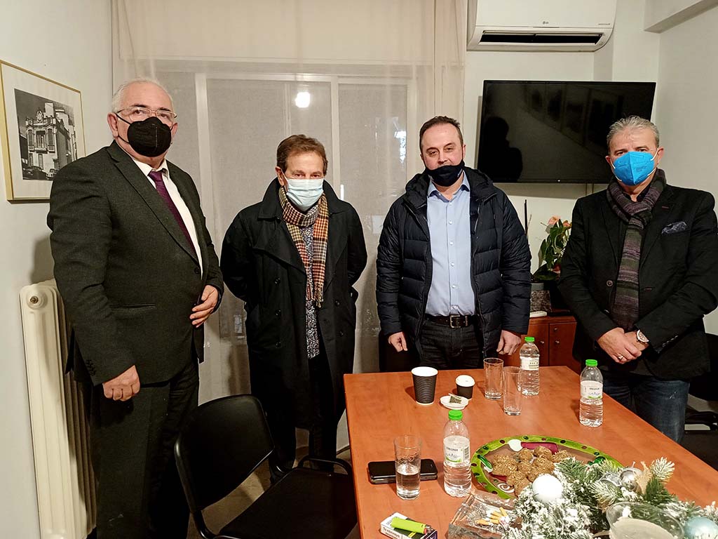 Χιονίδης | Συνάντηση με το Δ.Σ. της Ένωσης Ξενοδόχων Πιερίας
