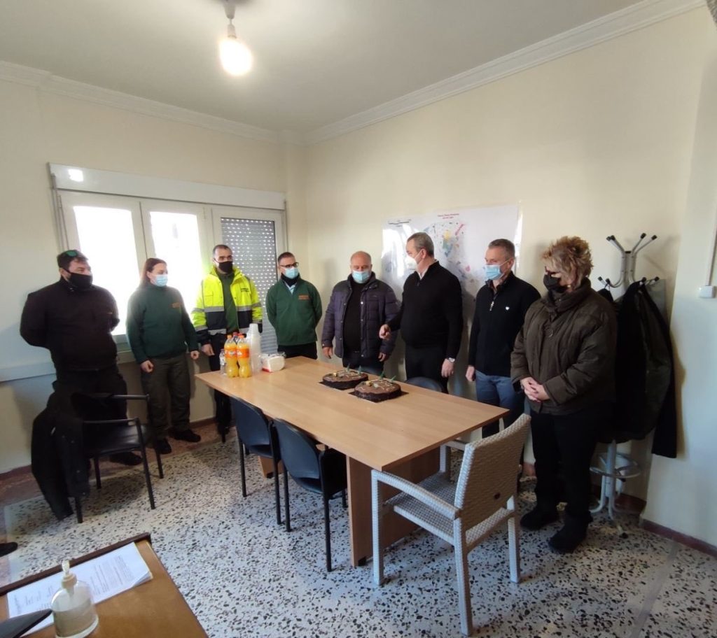 Η κοπή πίτας της Δημοτικής Αστυνομίας Κατερίνης