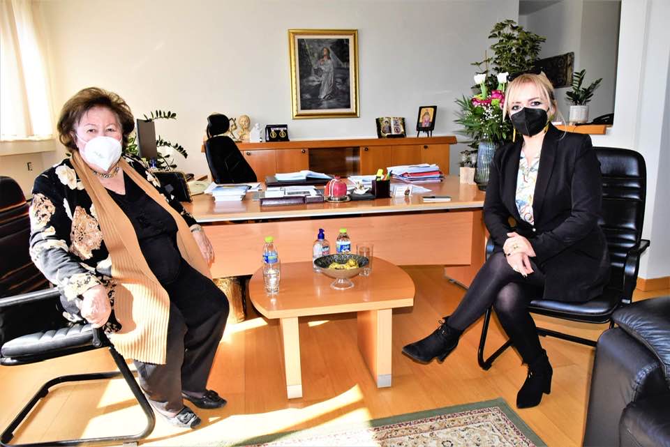 Επίσκεψη της Προέδρου της Ελληνικής-Εθνικής Επιτροπής UNESCO στην Αντιπεριφερειάρχη Πιερίας
