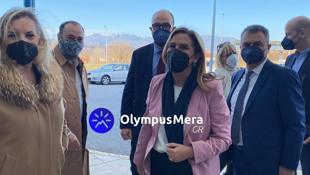 Επίσκεψη της υφουργού Υγείας Ζωής Ράπτη στο Νοσοκομείο Κατερίνης