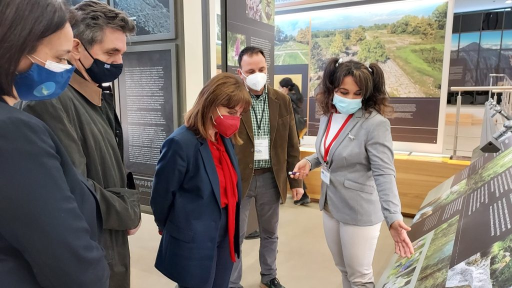 Λιτόχωρο | Στο Κέντρο Πληροφόρησης Εθνικού Πάρκου Ολύμπου η Σακελλαροπούλου (φωτογραφίες)