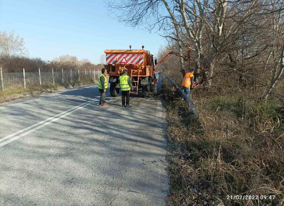 Τεχνικές παρεμβάσεις συντήρησης στο επαρχιακό οδικό δίκτυο από την ΠΕ Πιερίας