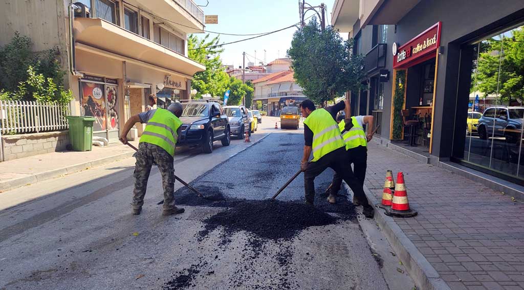 Δήμος Κατερίνης | Ασφαλτοστρώσεις και παρεμβάσεις βελτίωσης στην Κατερίνη