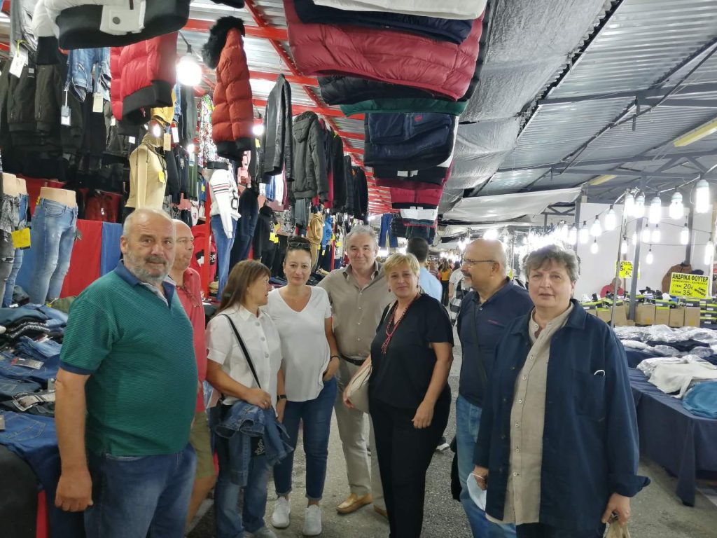 ΣΥΡΙΖΑ-ΠΣ Πιερίας | Επίσκεψη στην εμποροπανήγυρη του Αιγινίου
